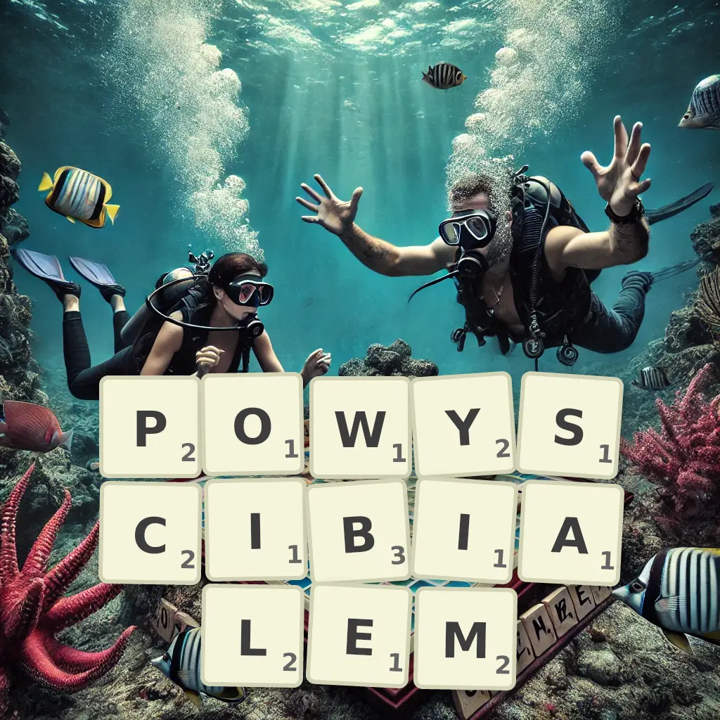 Słowa z liter POWYŚCIBIAŁEM