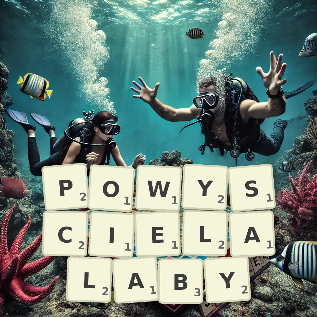 Słowa z liter POWYŚCIELAŁABY