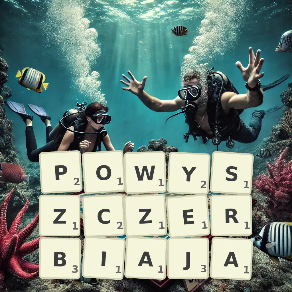 Słowa z liter POWYSZCZERBIAJĄ