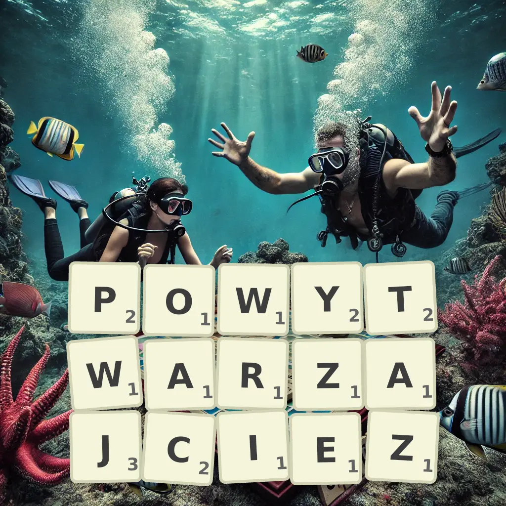 Słowa z liter POWYTWARZAJCIEŻ