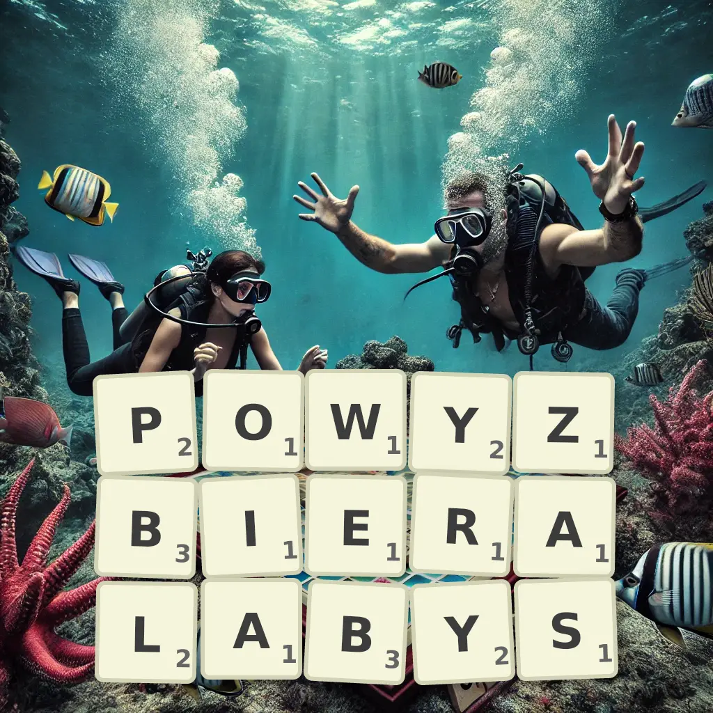 Słowa z liter POWYZBIERAŁABYŚ