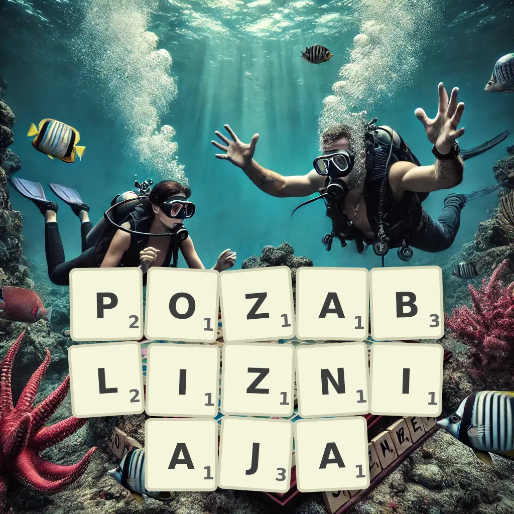 Słowa z liter POZABLIŹNIAJĄ