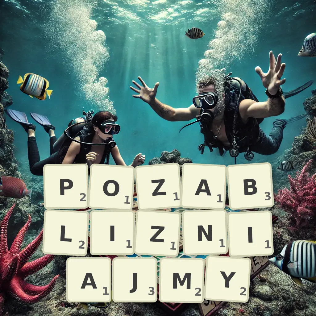 Słowa z liter POZABLIŹNIAJMY
