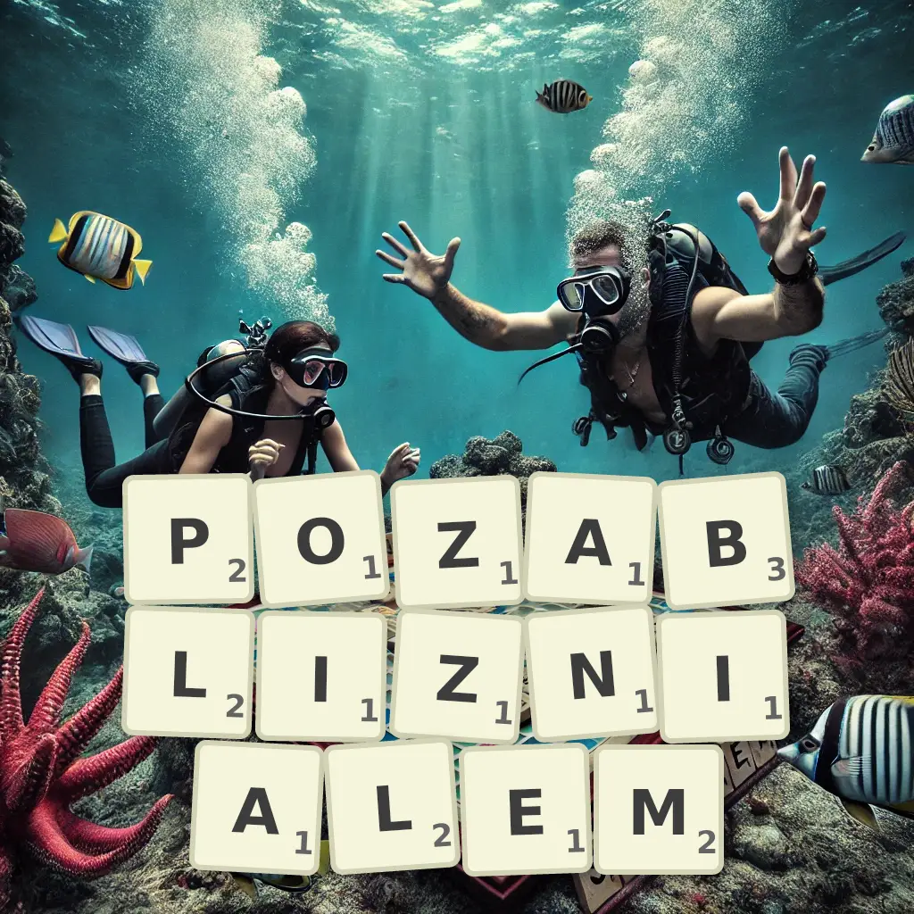 Słowa z liter POZABLIŹNIAŁEM
