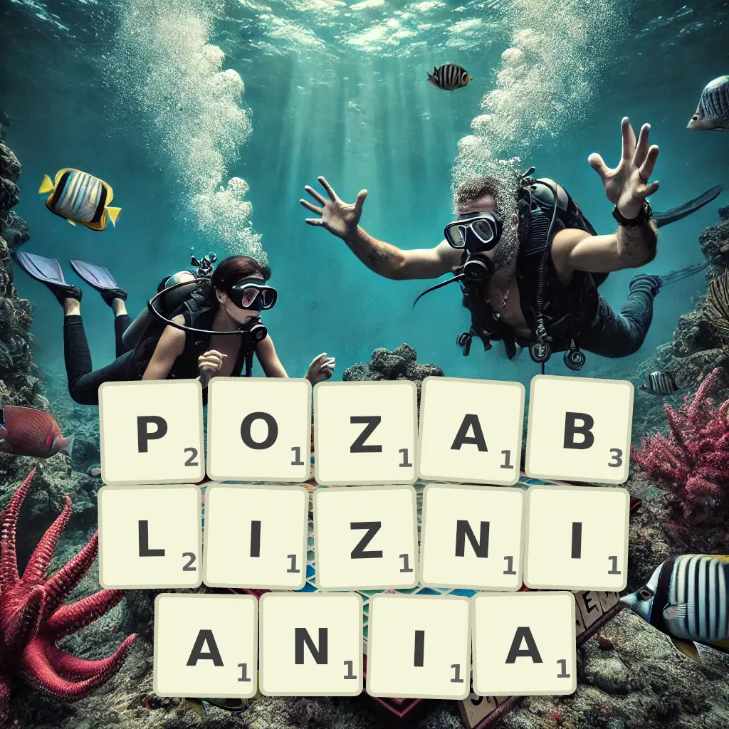 Słowa z liter POZABLIŹNIANIA