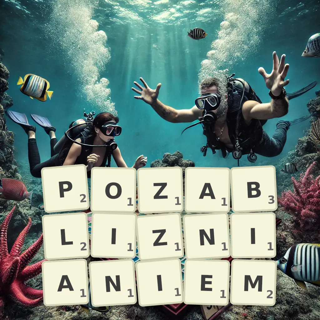Słowa z liter POZABLIŹNIANIEM