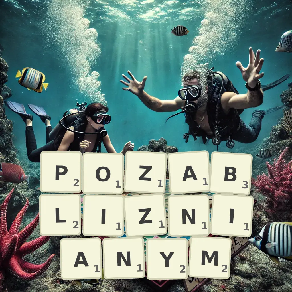 Słowa z liter POZABLIŹNIANYM