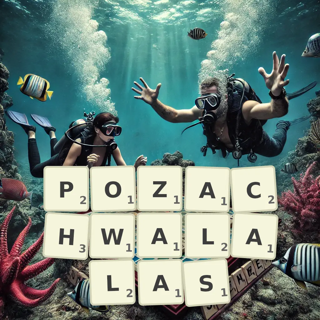 Słowa z liter POZACHWALAŁAŚ