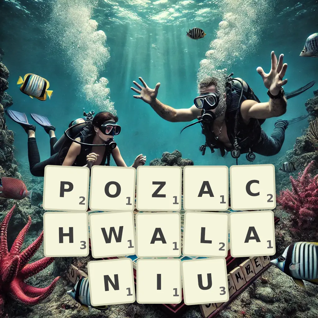Słowa z liter POZACHWALANIU