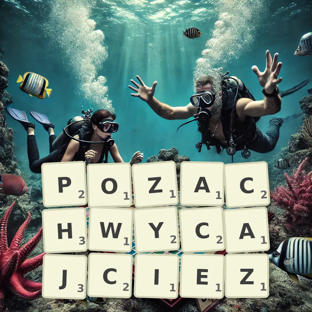 Słowa z liter POZACHWYCAJCIEŻ
