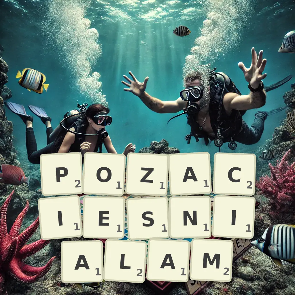 Słowa z liter POZACIEŚNIAŁAM