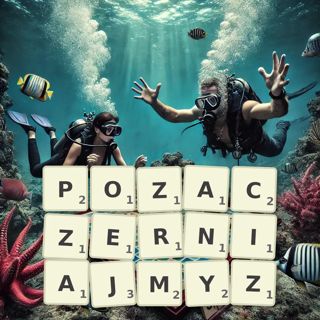 Słowa z liter POZACZERNIAJMYŻ