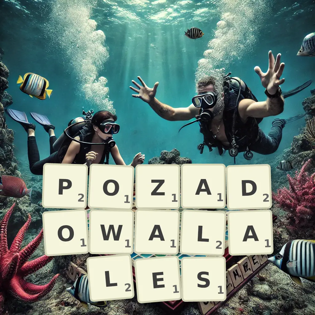 Słowa z liter POZADOWALAŁEŚ