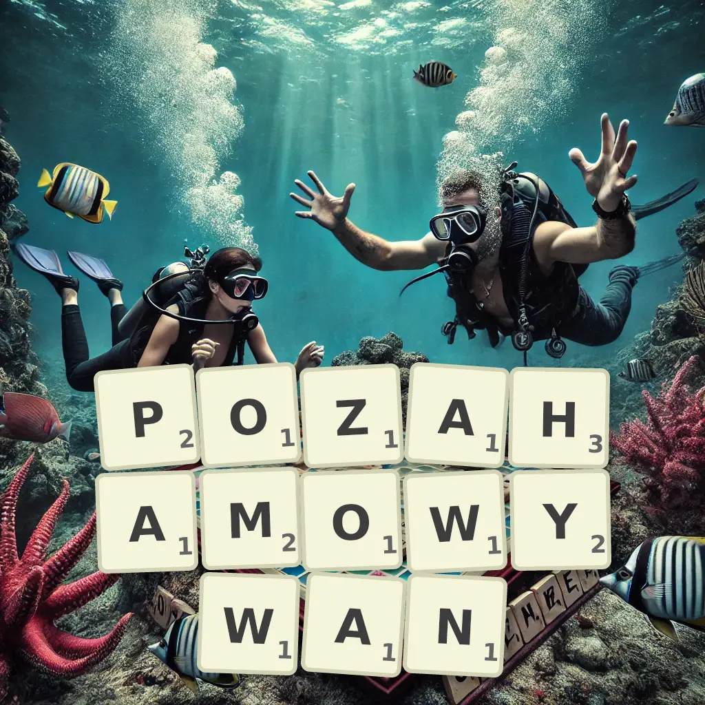 Słowa z liter POZAHAMOWYWAŃ