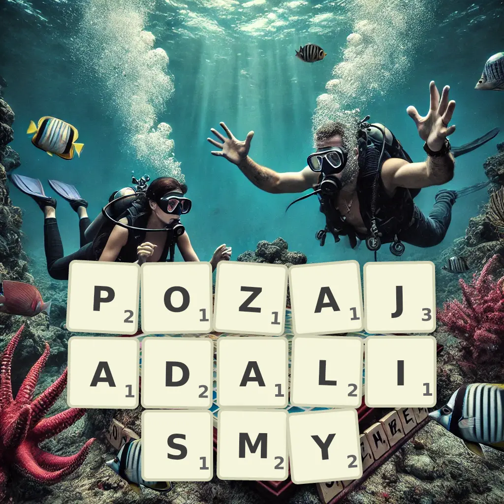 Lista słów z liter POZAJADALIŚMY Słowa z liter POZAJADALIŚMY