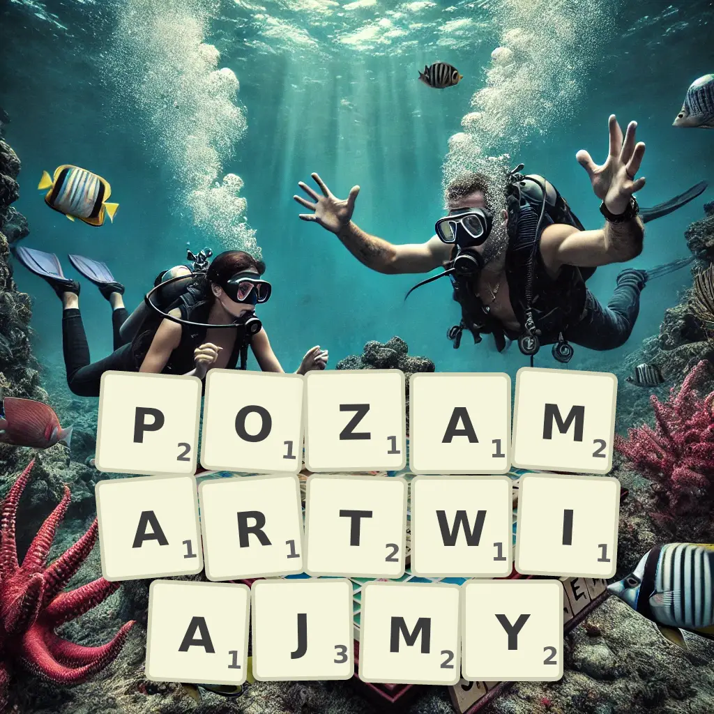 Słowa z liter POZAMARTWIAJMY