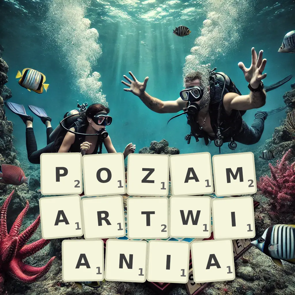 Słowa z liter POZAMARTWIANIA