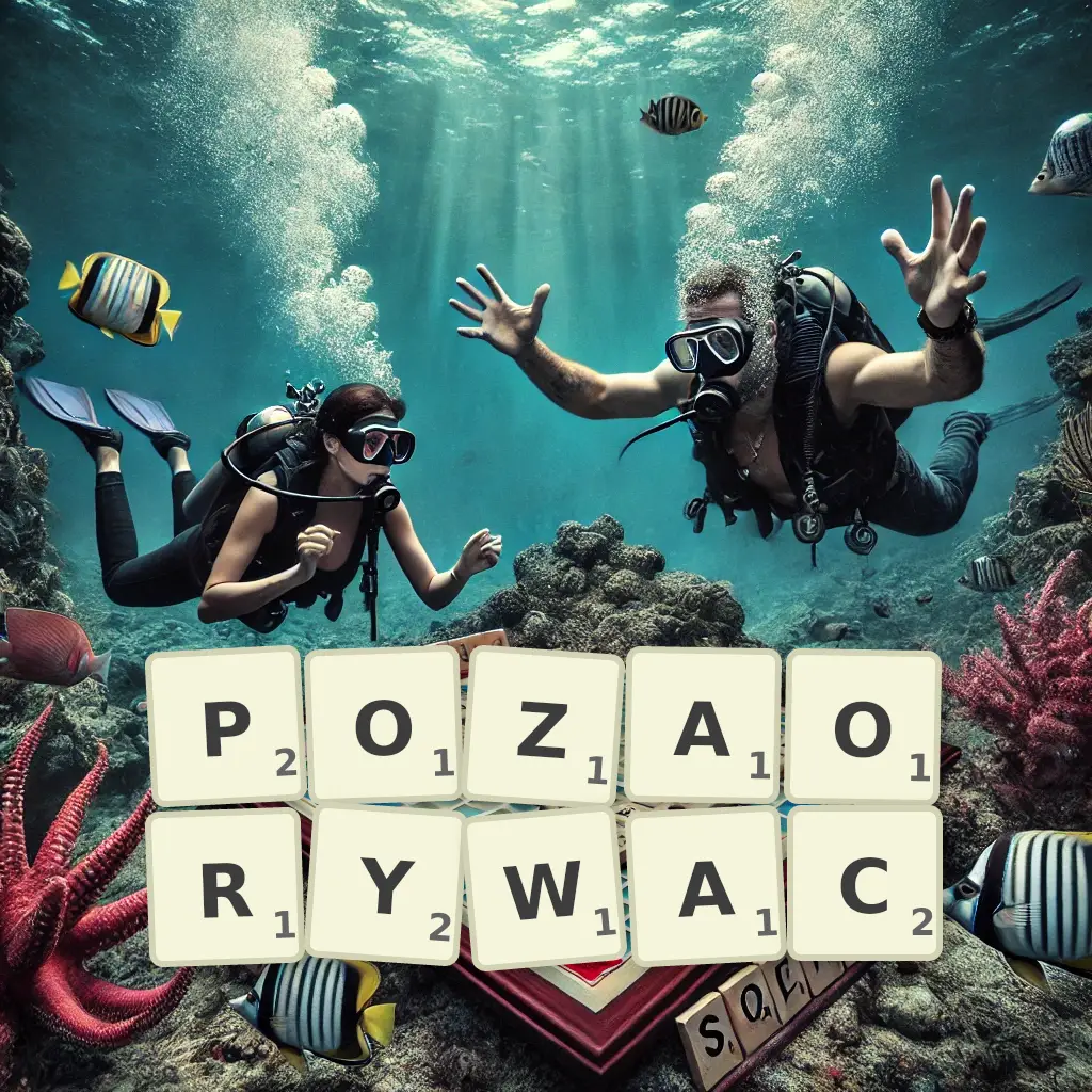 Słowa z liter POZAORYWAĆ