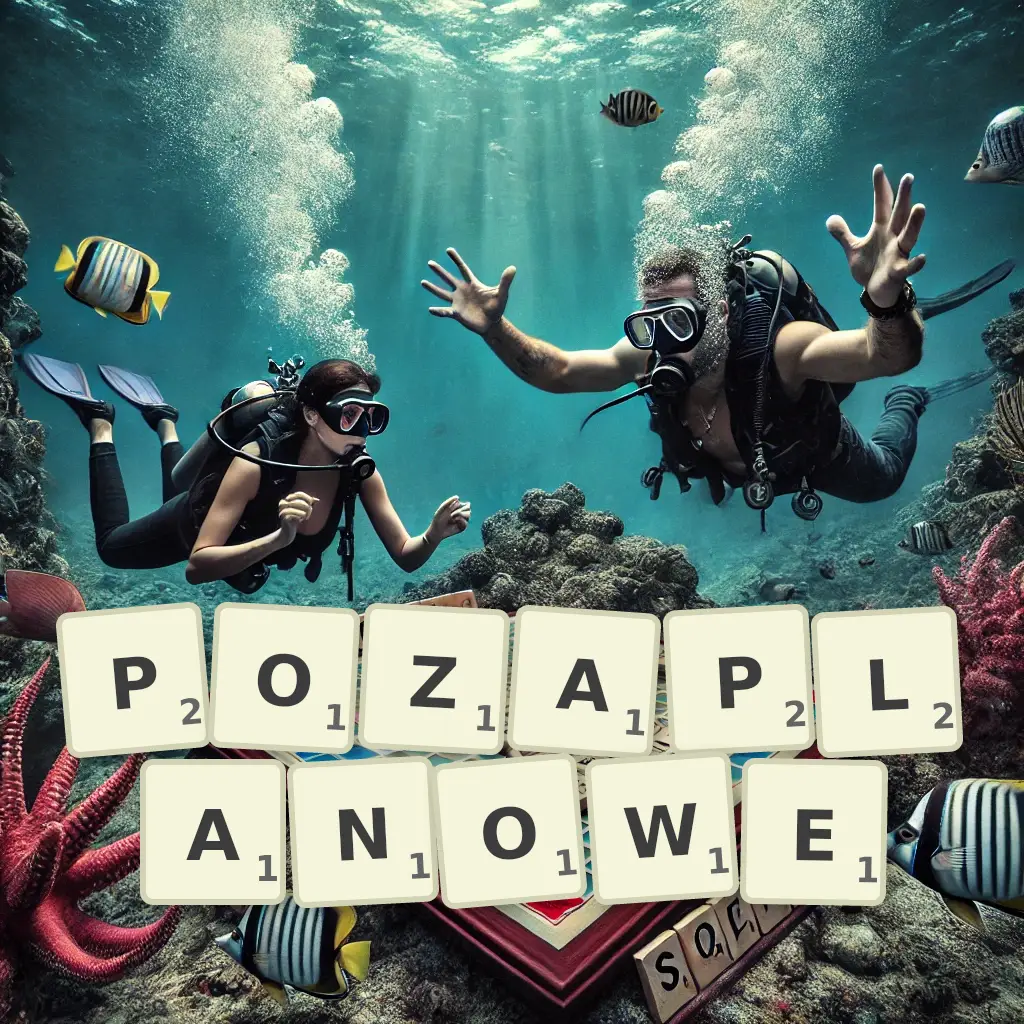 Słowa z liter POZAPLANOWE