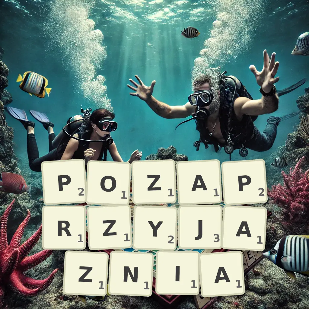 Słowa z liter POZAPRZYJAŹNIA