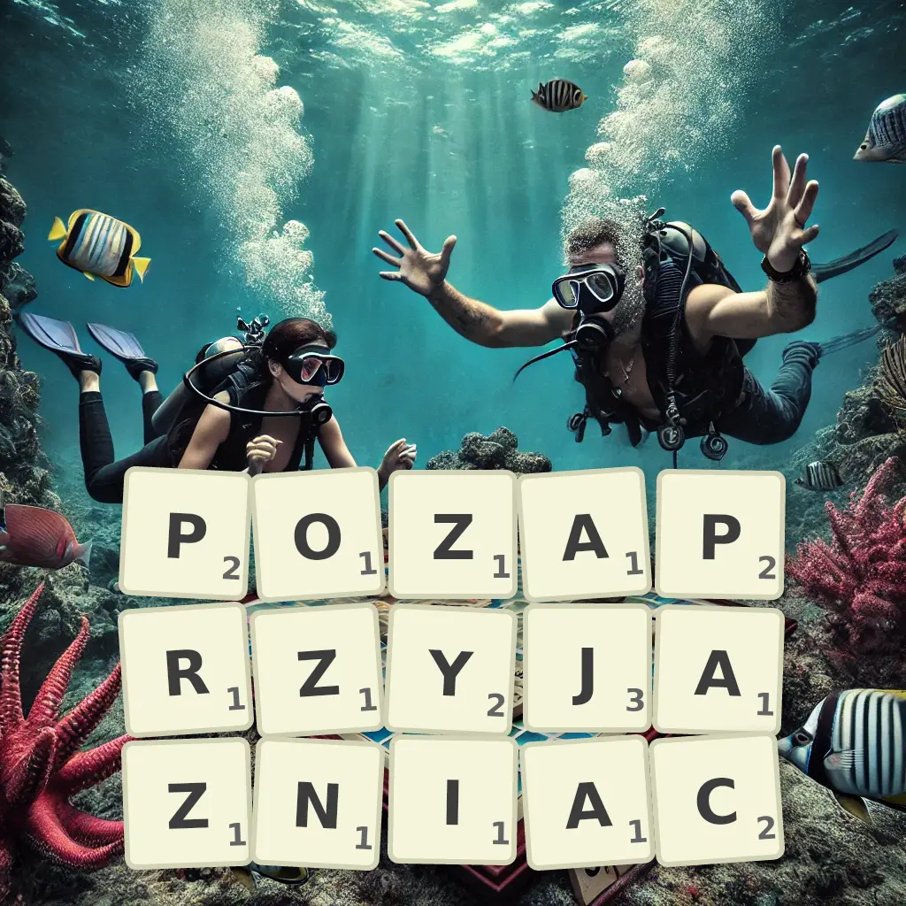 Słowa z liter POZAPRZYJAŹNIAĆ