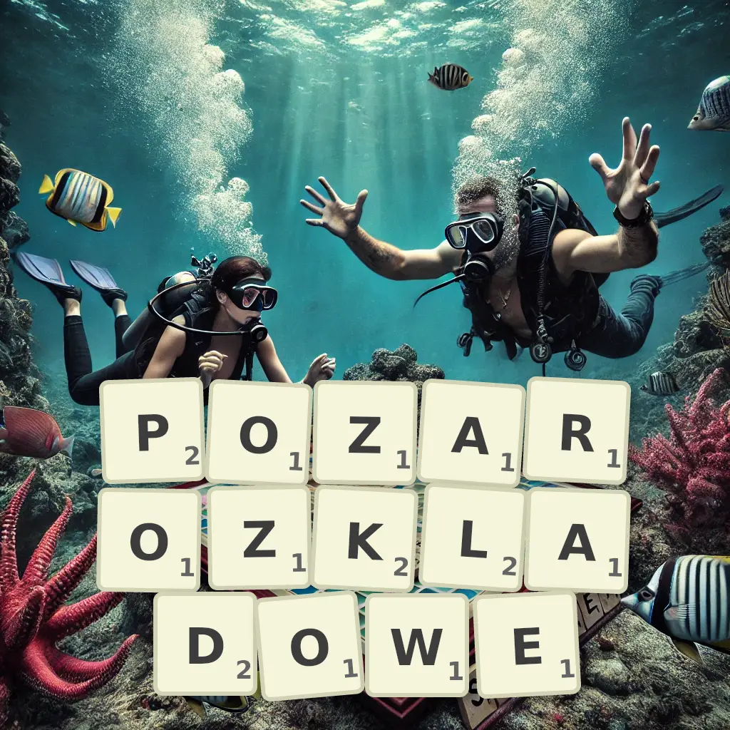Słowa z liter POZAROZKŁADOWE