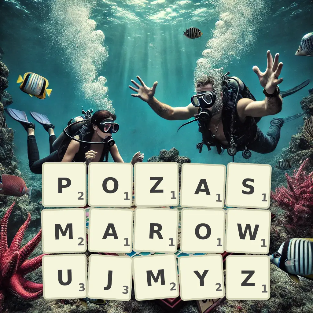 Słowa z liter POZASMAROWUJMYŻ
