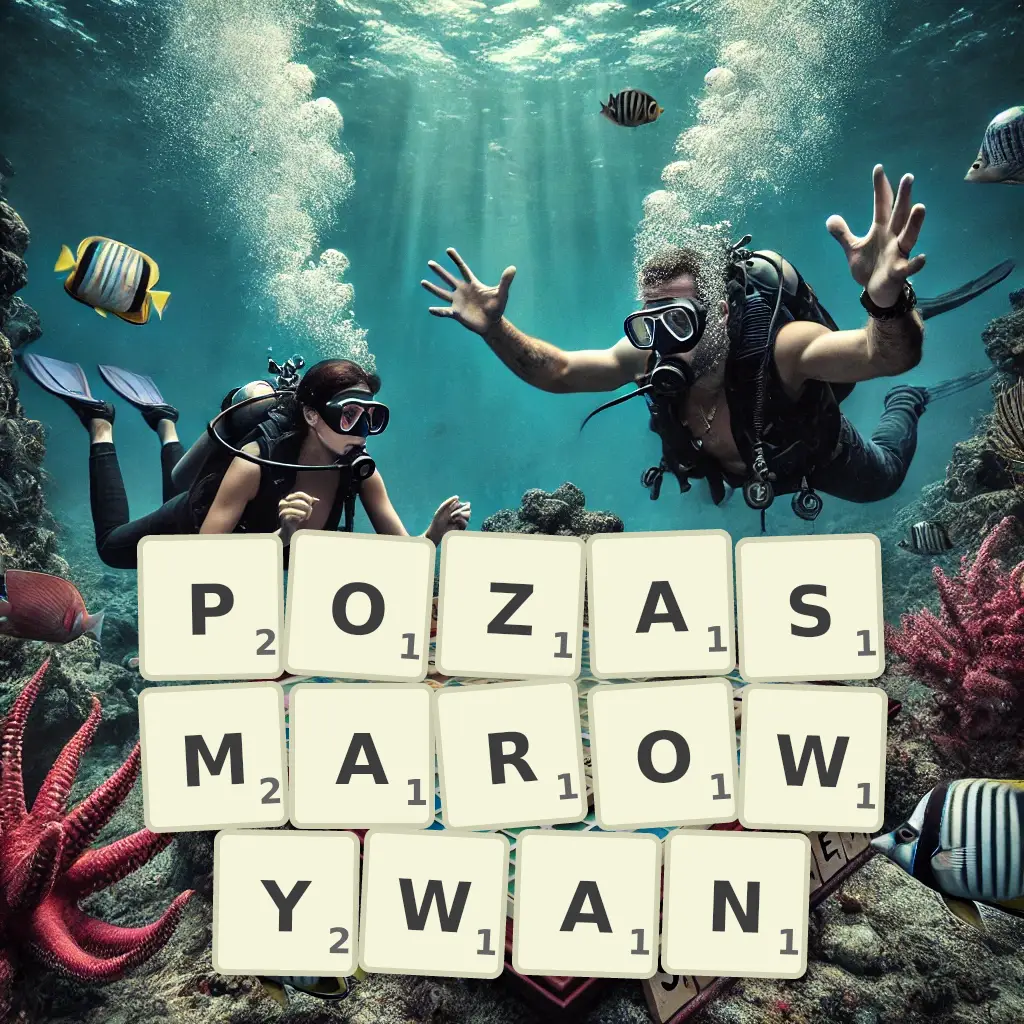 Słowa z liter POZASMAROWYWAŃ