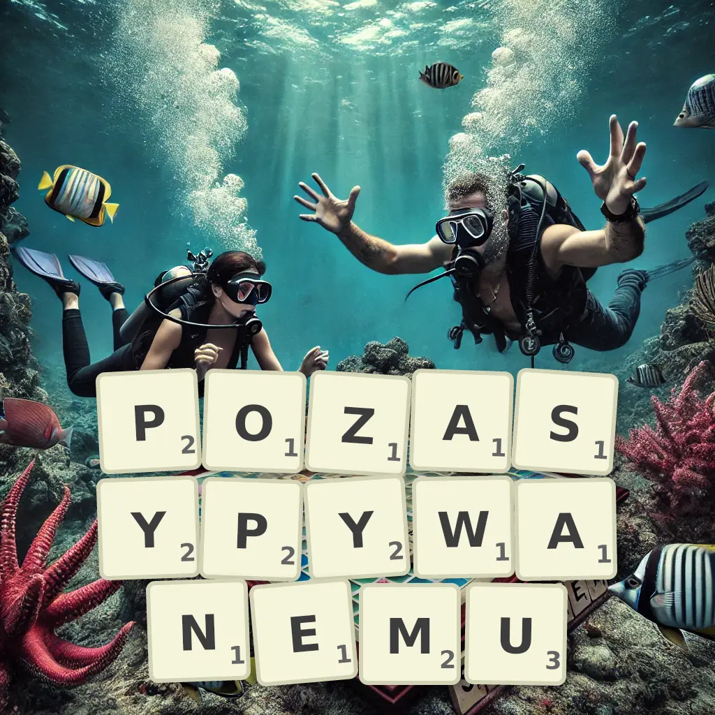 Słowa z liter POZASYPYWANEMU