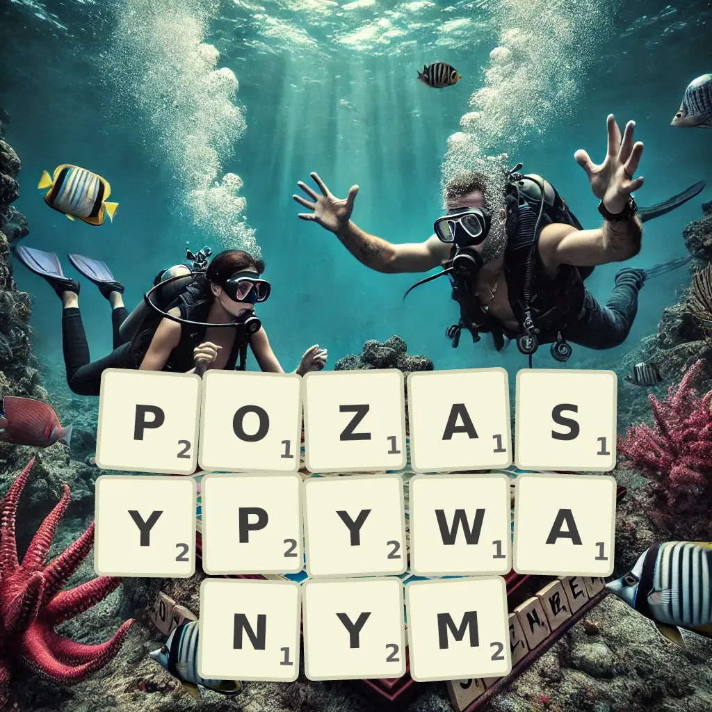 Lista słów z liter POZASYPYWANYM Słowa z liter POZASYPYWANYM