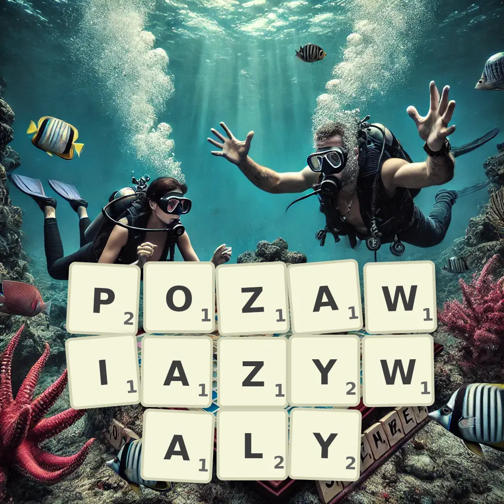 Słowa z liter POZAWIĄZYWAŁY