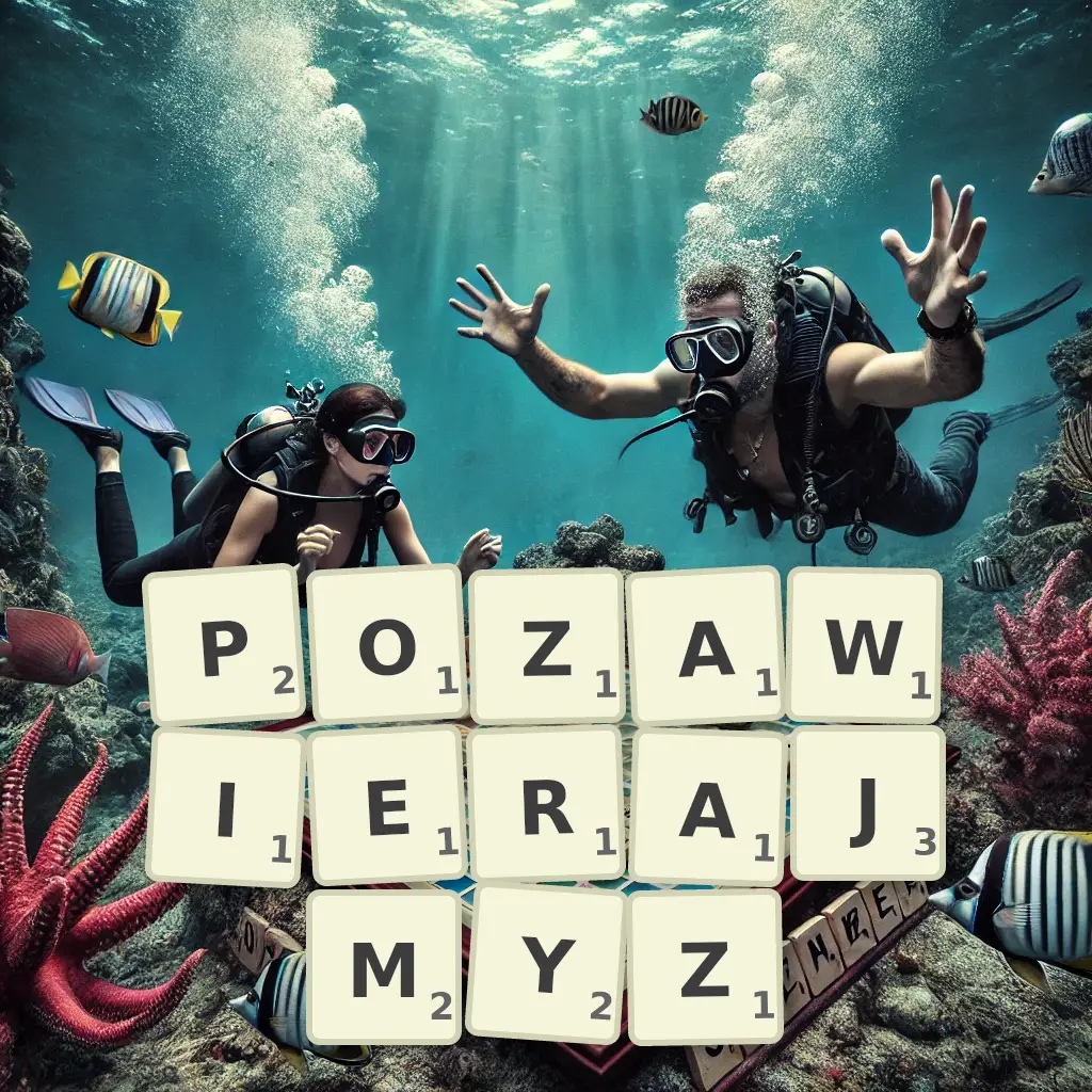 Słowa z liter POZAWIERAJMYŻ
