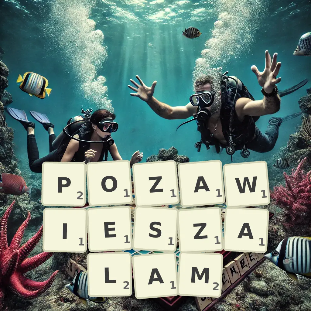 Słowa z liter POZAWIESZAŁAM