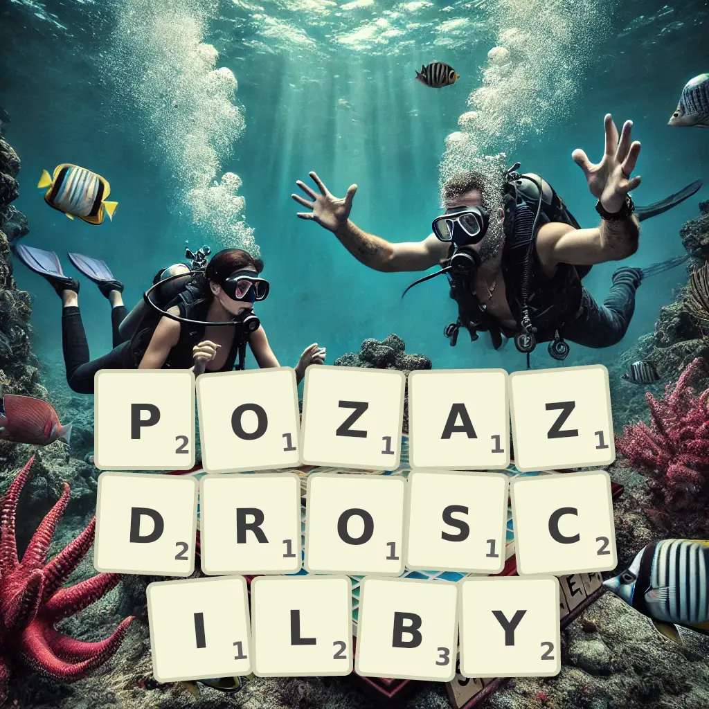 Słowa z liter POZAZDROŚCIŁBY