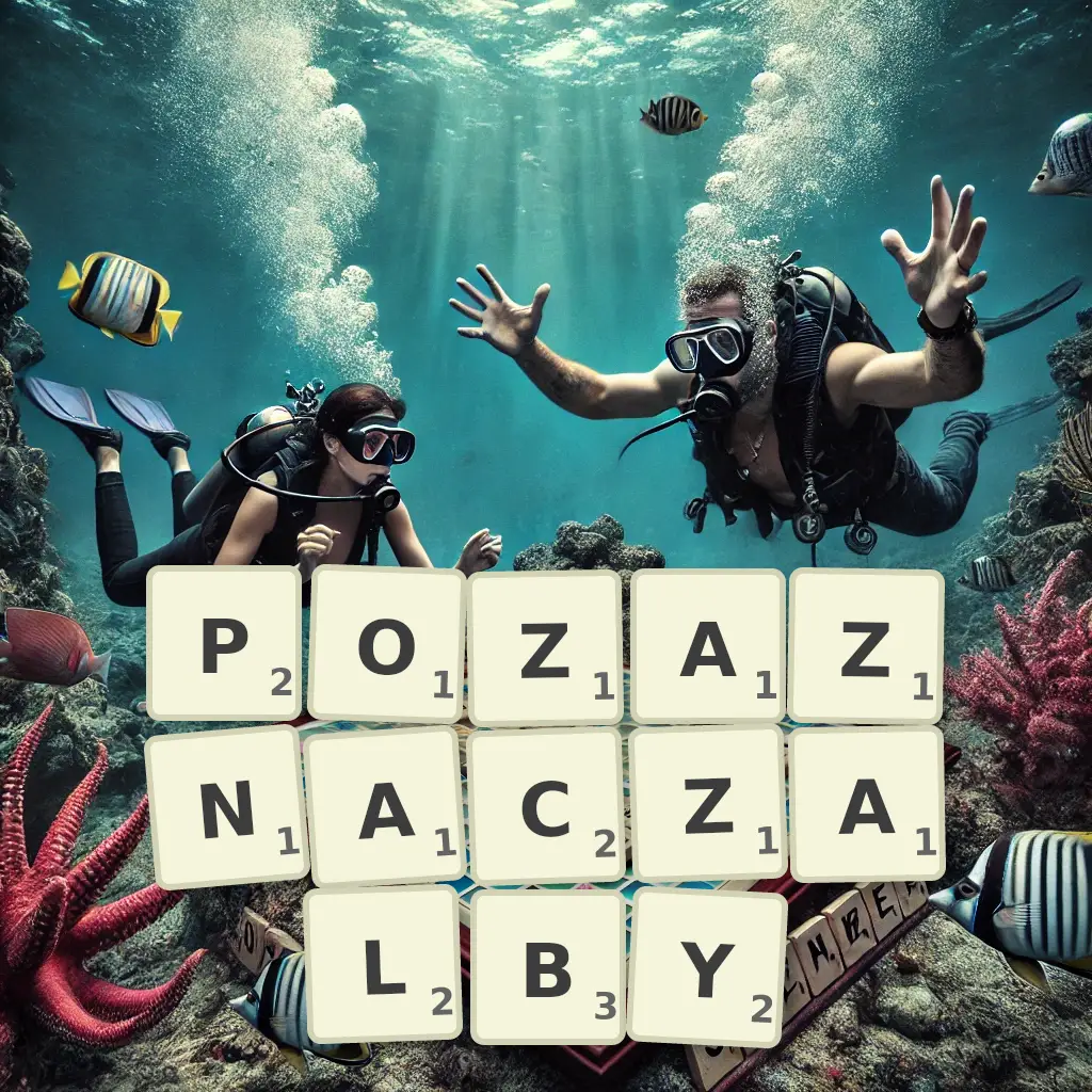 Słowa z liter POZAZNACZAŁBY