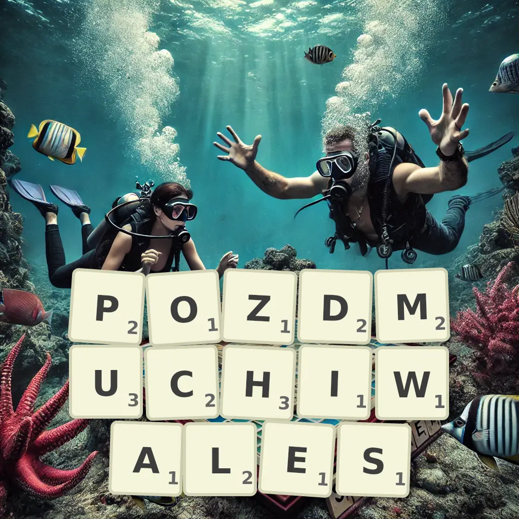 Słowa z liter POZDMUCHIWAŁEŚ