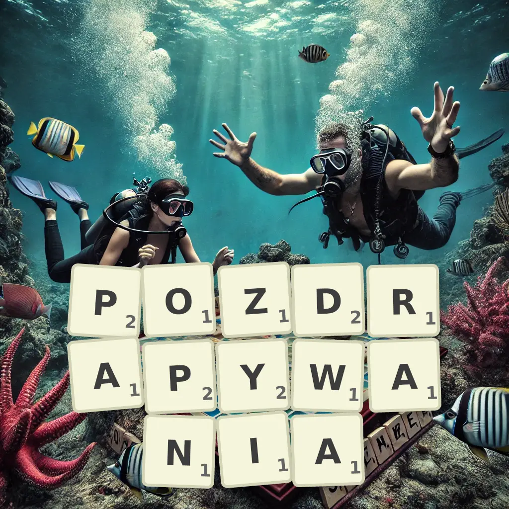 Słowa z liter POZDRAPYWANIA