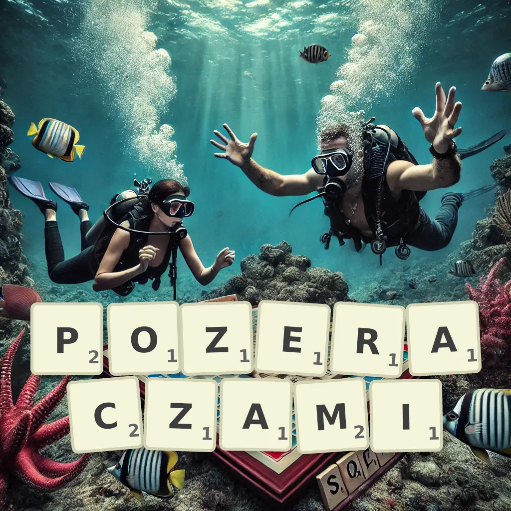 Słowa z liter POŻERACZAMI