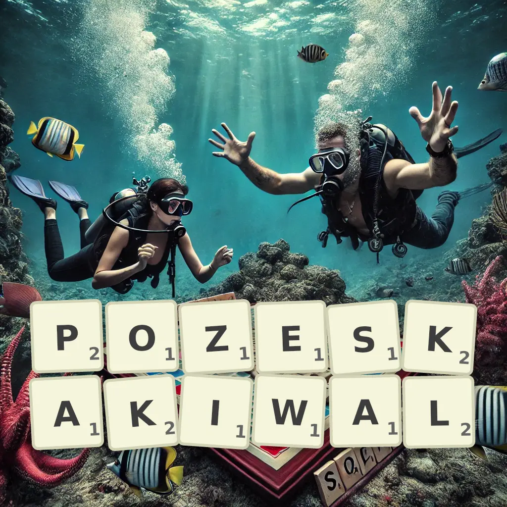 Słowa z liter POZESKAKIWAŁ