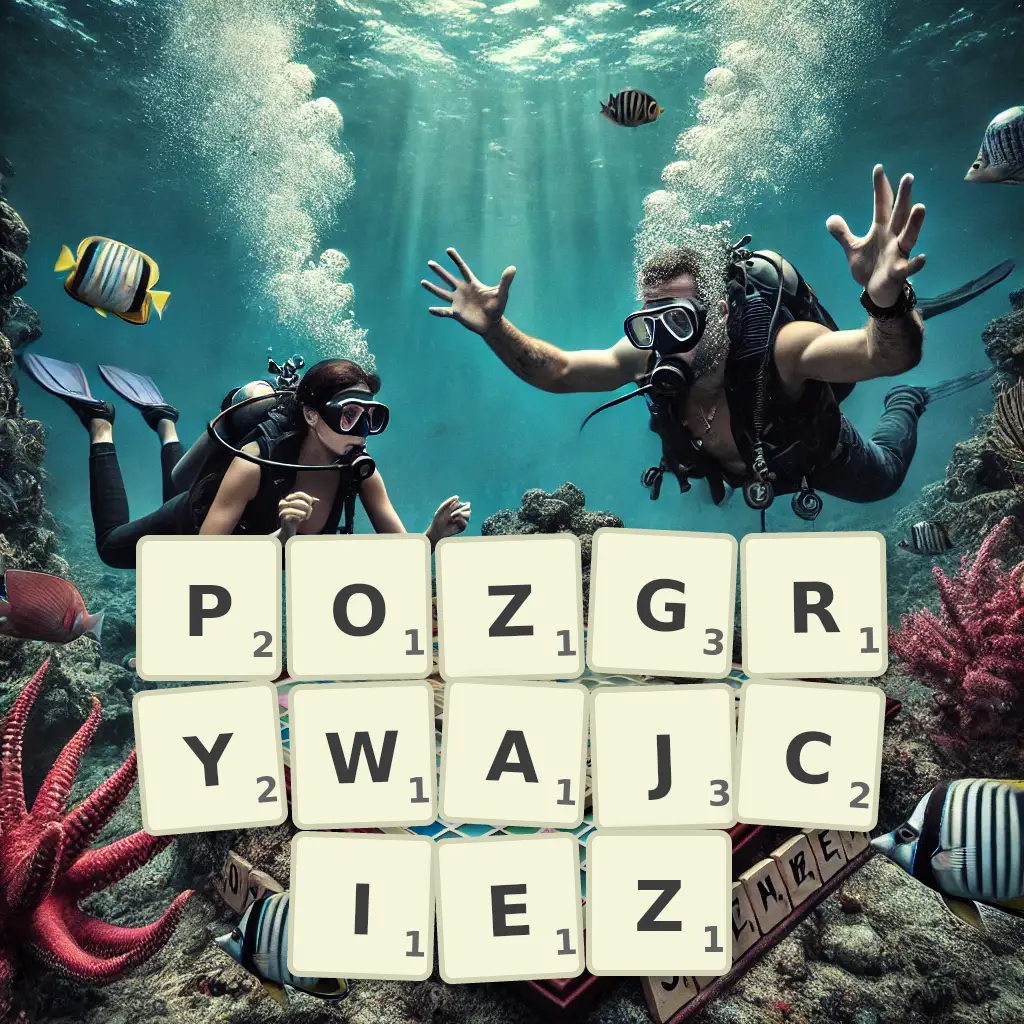 Słowa z liter POZGRYWAJCIEŻ