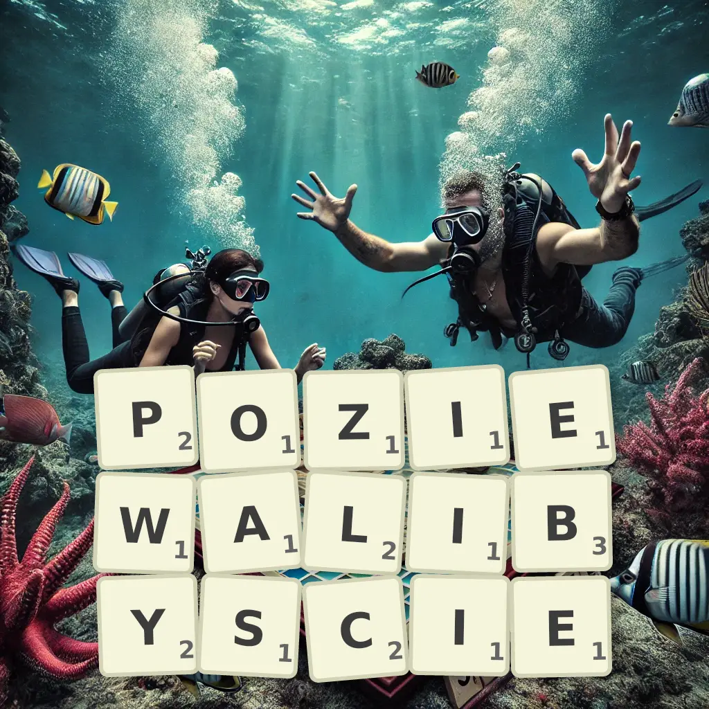 Słowa z liter POZIEWALIBYŚCIE