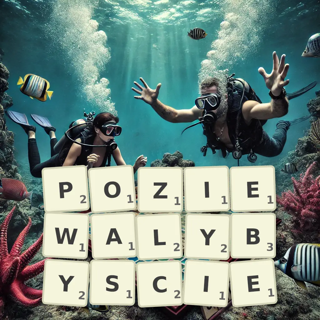 Słowa z liter POZIEWAŁYBYŚCIE