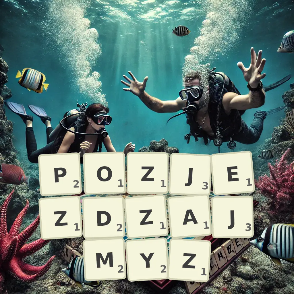 Słowa z liter POZJEŻDŻAJMYŻ
