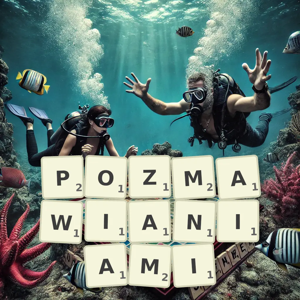 Słowa z liter POZMAWIANIAMI