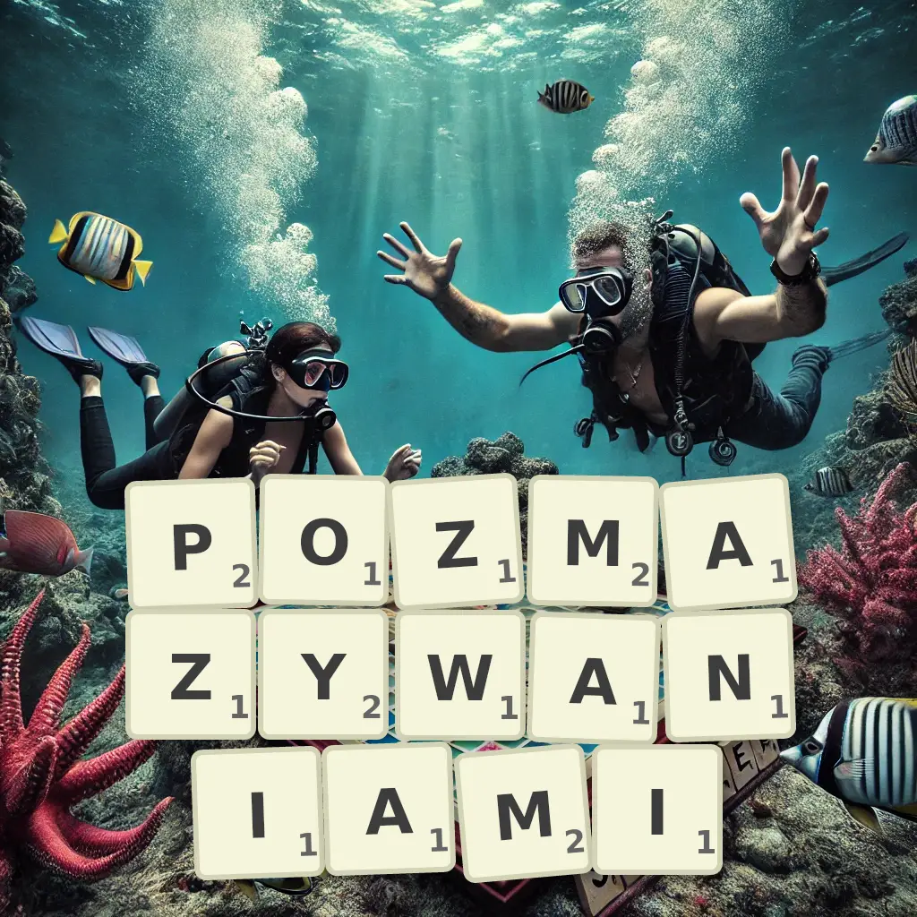 Lista słów z liter POZMAZYWANIAMI Słowa z liter POZMAZYWANIAMI