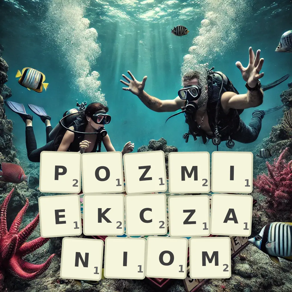 Słowa z liter POZMIĘKCZANIOM
