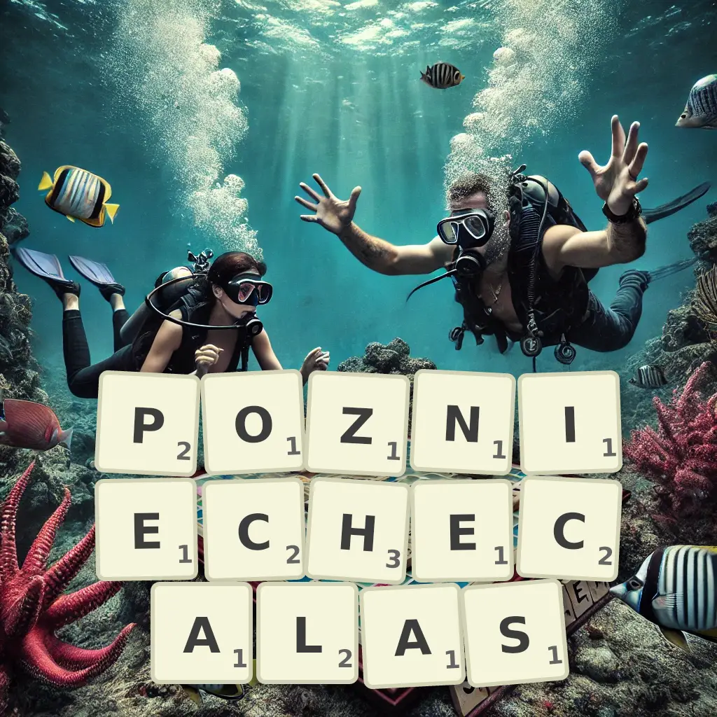 Słowa z liter POZNIECHĘCAŁAŚ
