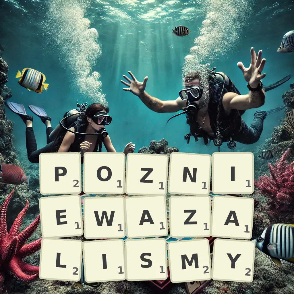 Lista słów z liter POZNIEWAŻALIŚMY Słowa z liter POZNIEWAŻALIŚMY