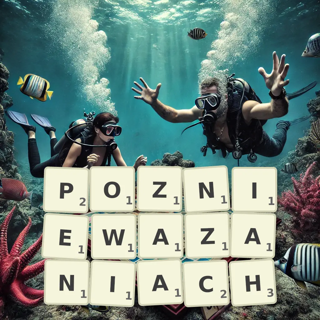 Lista słów z liter POZNIEWAŻANIACH Słowa z liter POZNIEWAŻANIACH