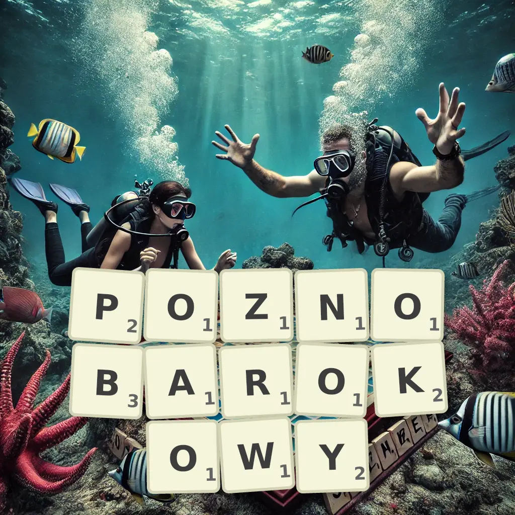 Słowa z liter PÓŹNOBAROKOWY